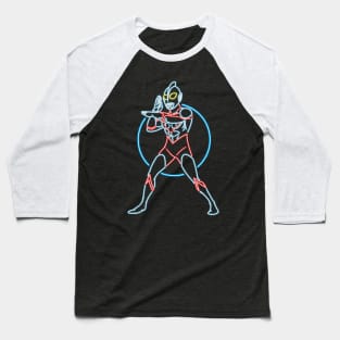 Ultraman neon Baseball T-Shirt